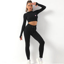 Load image into Gallery viewer, Ribbed Leggings | Black