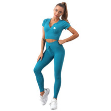 Load image into Gallery viewer, Ribbed Set | Aqua
