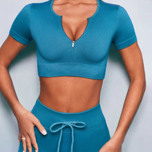 Load image into Gallery viewer, Ribbed Set | Aqua
