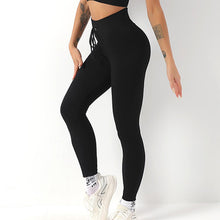 Load image into Gallery viewer, Ribbed Leggings | Black
