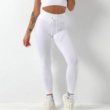 Load image into Gallery viewer, Ribbed Leggings | White

